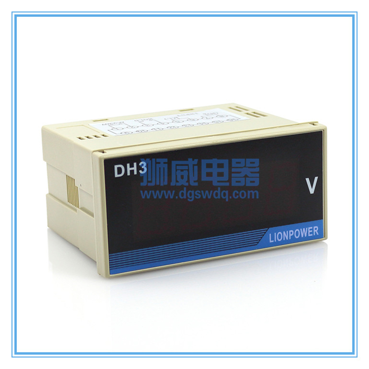 狮威DH3三位半数显电压表(图1) 狮威DH3三位半数显电压表(图1)